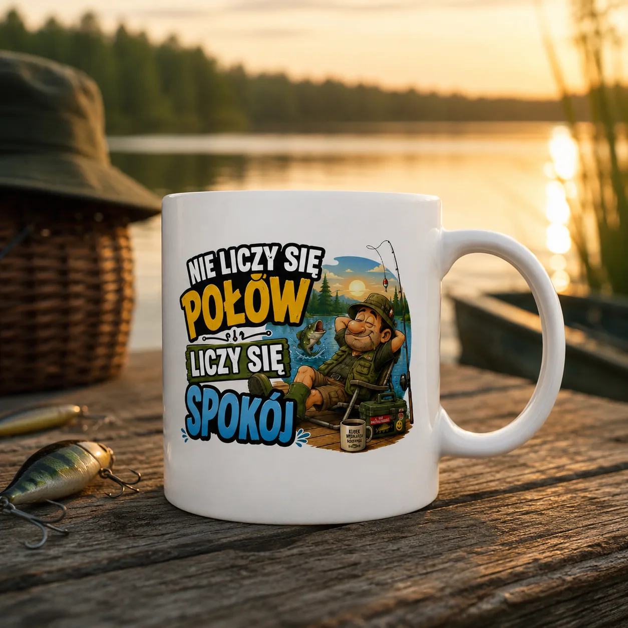 Kubek NIE LICZY SIĘ POŁÓW LICZY SIĘ SPOKÓJ