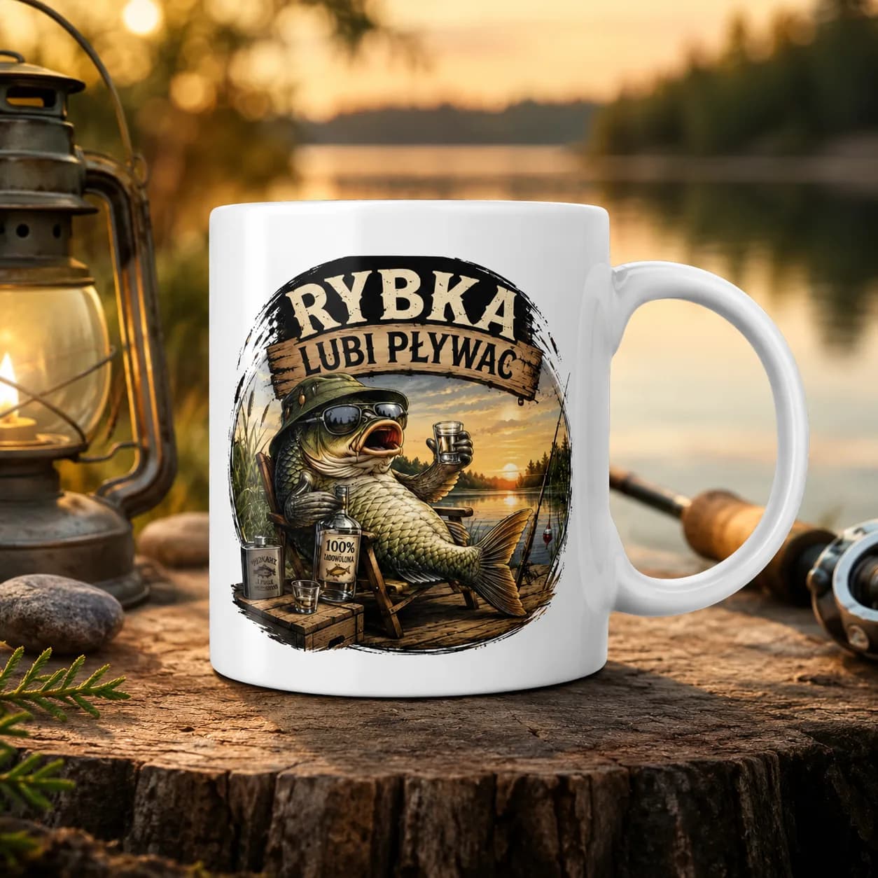 Kubek RYBKA LUBI PŁYWAĆ